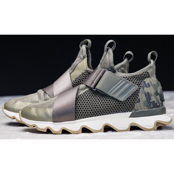 Sorel Kinetic Sneak Green Camo Hiking Sneakers Womens Size 8 EU 39 NL3569-365 - Picture 11 of 16
